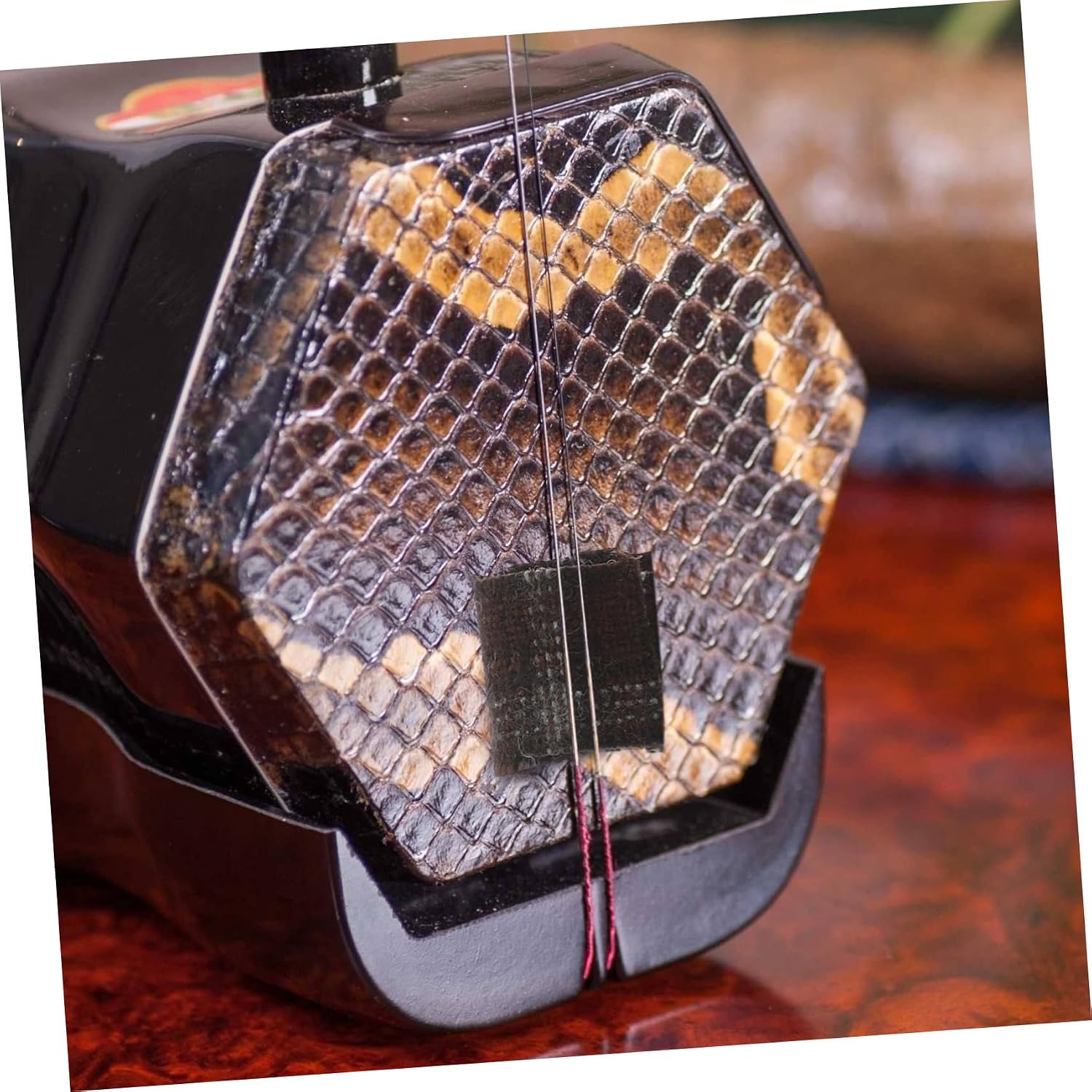 HANABASS 1 Set Erhu Sound Filter Mat Essential Accessories for Erhu Instruments Includes Bridge Sponge Mat for Silent Practice Durable Felt Construction for Musicians Random Color