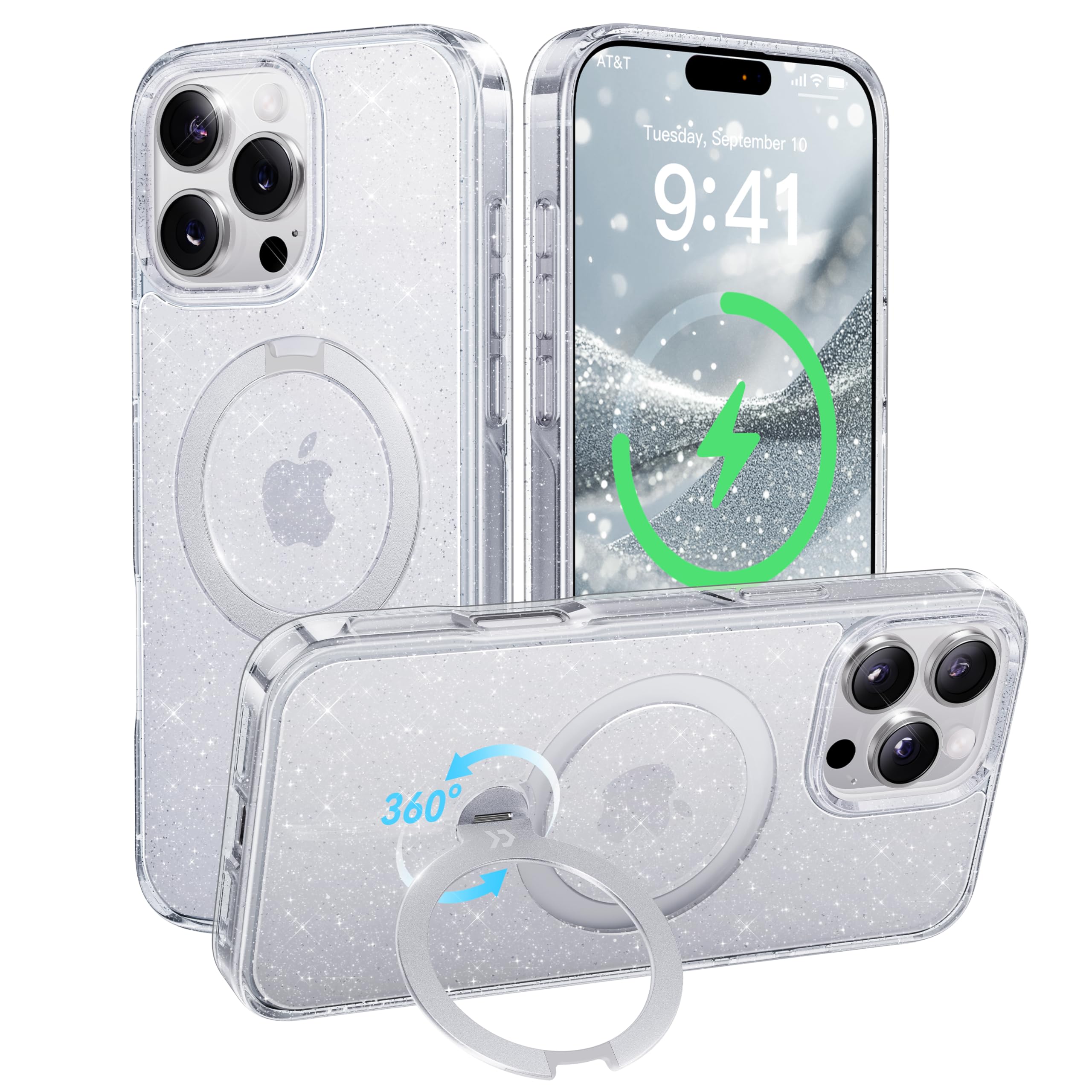 Mobiq Schokbestendige Magsafe Case iPhone 14 Pro Transparant | iPhone