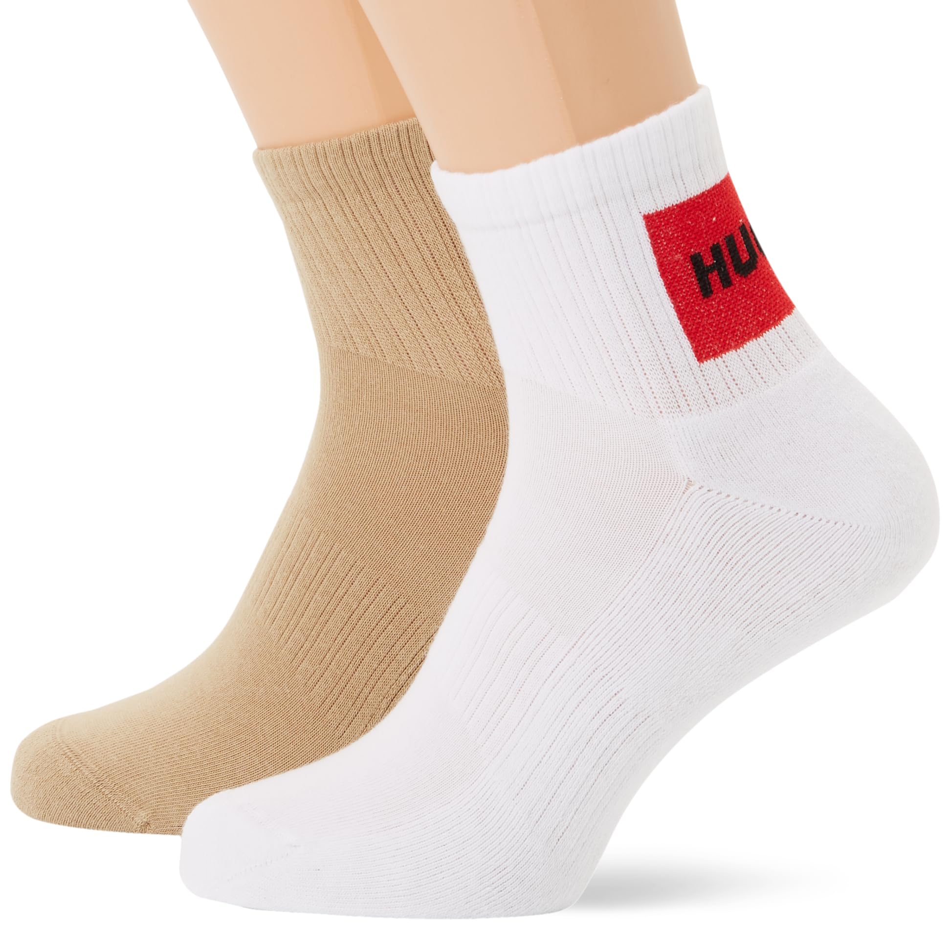 HUGO Men's Short_Socks, 269Medium Beige, 39-42