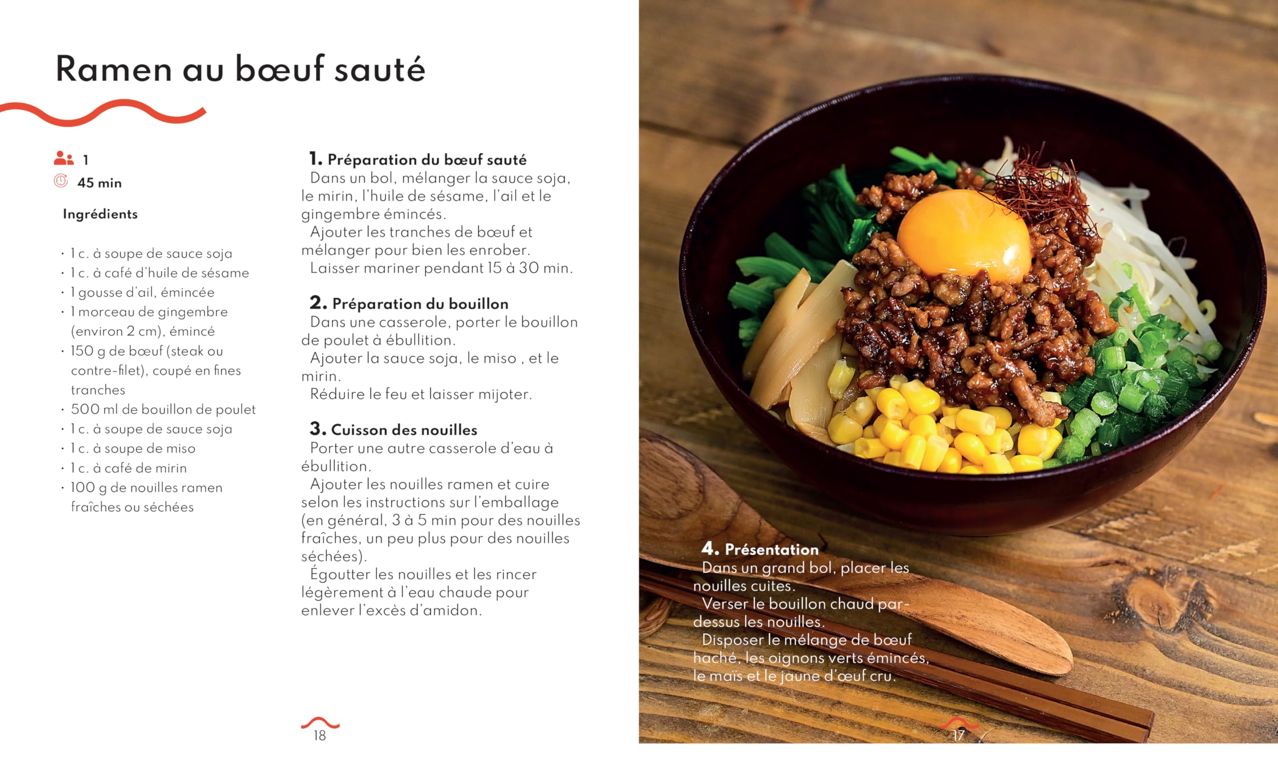 Coffret Ramen - Avec plus de 30 recettes de cuisine japonaise !: Un bol et une cuillère en céramique, une paire de baguettes en bois et un livre de 80 pages