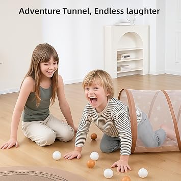 Play Tunnel for Toddlers, 69 x 18 Kids Crawl Tunnel Toy