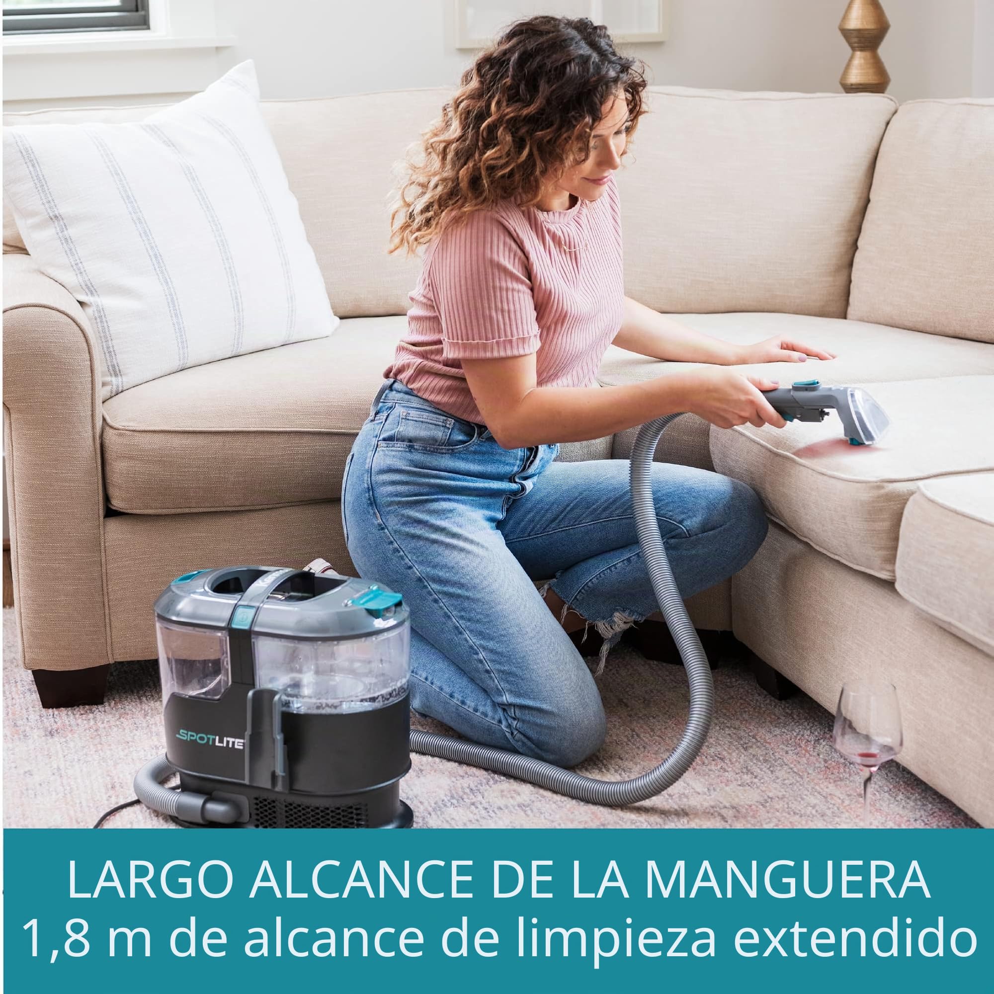 Kenmore KW2001 Limpiador de manchas portátil para alfombras y mascotas Gris