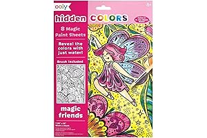 Hidden Colors Magic Paint Sheets (9 PC Set) - Magical Friends