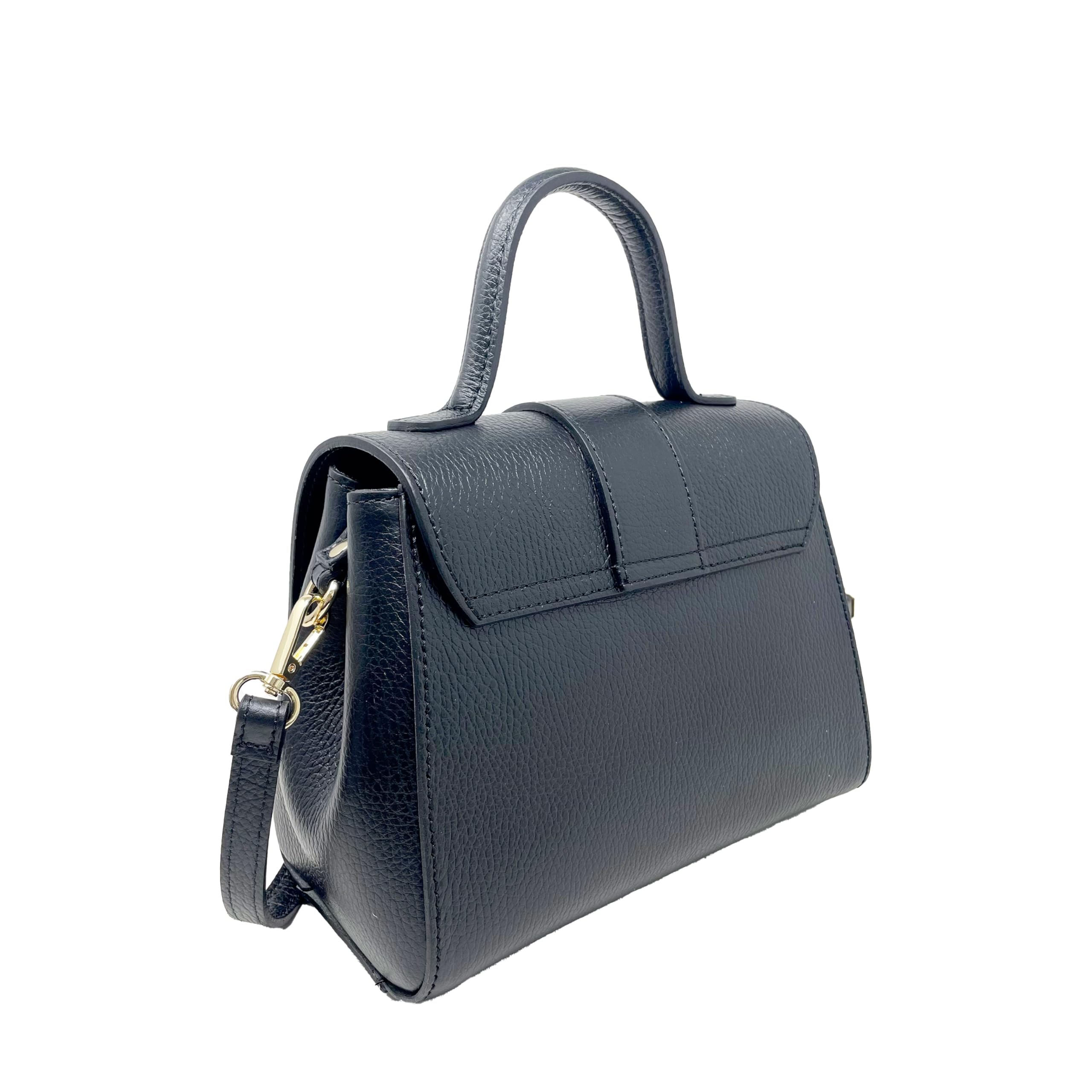 Chicca Borse Borsa a Mano Elegante con Tracolla da Donna in Pelle