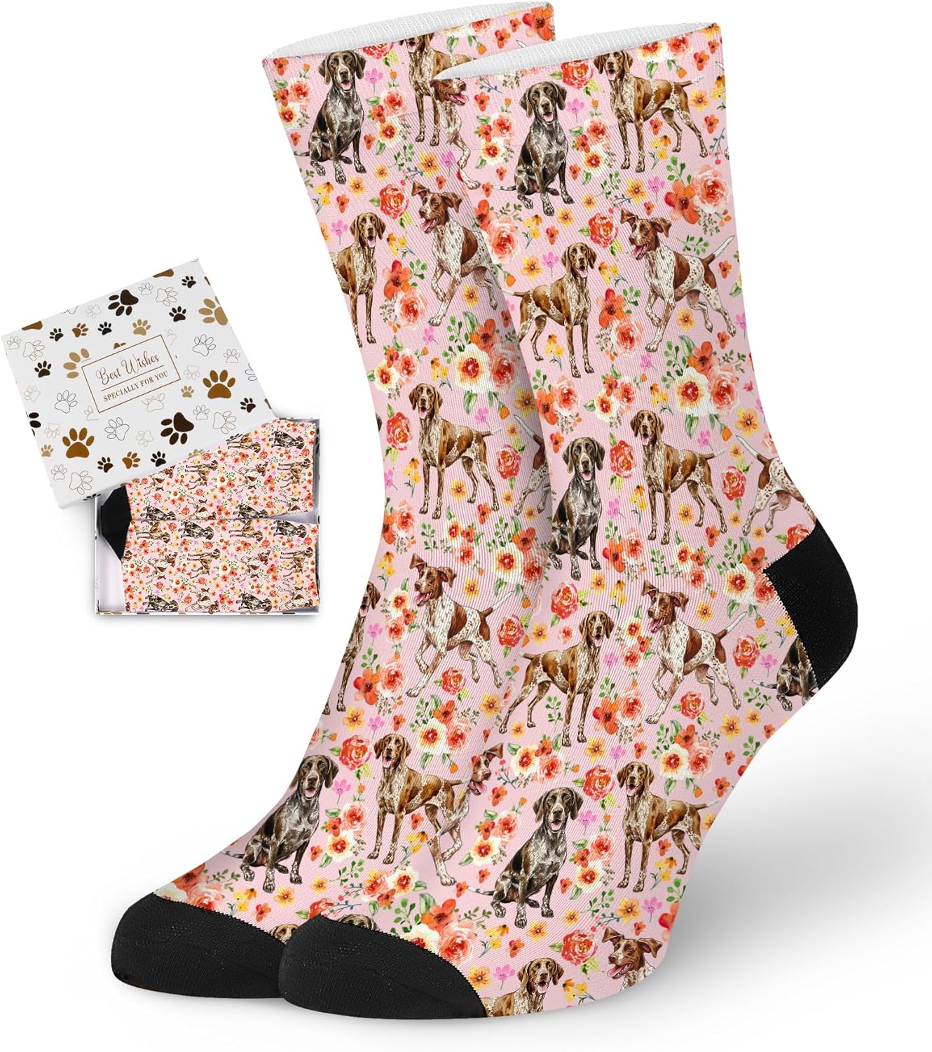 Dogs Socks for Women, Dog Lover Gifts for Women, Funny Novelty Soft Comfort Socks, Gift for Dog Mom