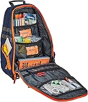 Vista 1 de Ergodyne Arsenal 5244 - Mochila de respuesta con suministros de botiquín de primeros auxilios de clase A incluidos, color naranja