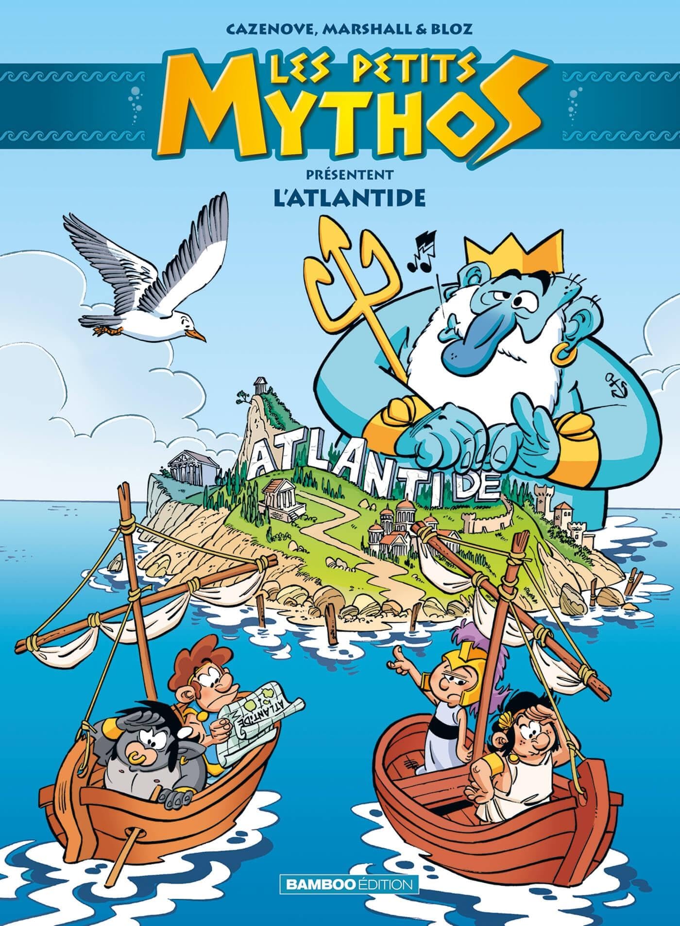 Les Petits Mythos présentent : Atlantide -  Bloz - Bamboo Eds - cartonné - Bande dessinée jeunesse