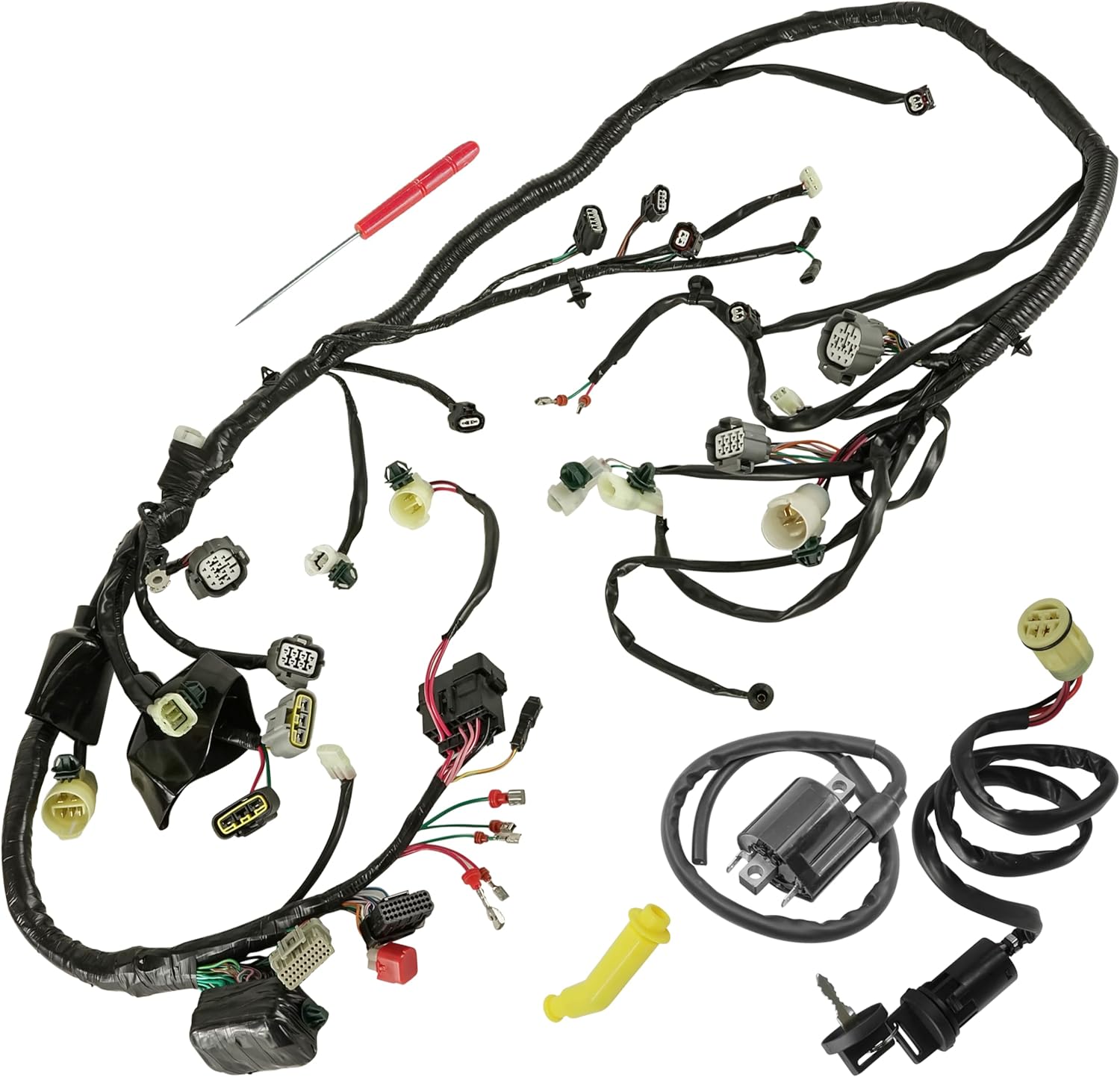 Caltric 32100-HP5-601 Wiring Harness Kit Compatible with Honda Rancher 420 TRX420FE ES 2007
