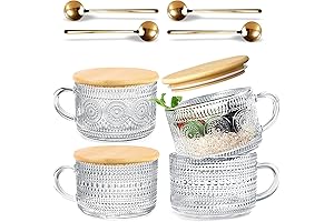 4Pcs Vintage Coffee Mugs - Ideal Birthday or Housewarming Gift for Women