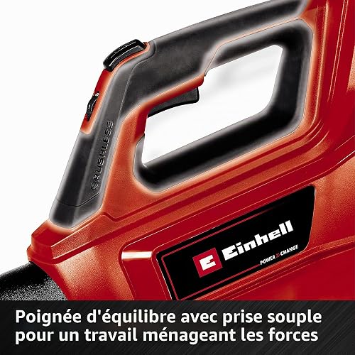 Einhell Spazzafoglie a Batteria Ge-Lb 36/210 Li E-Solo Power X-Change + 2X 3,0Ah & Twincharger PXC Starter Kit - 9