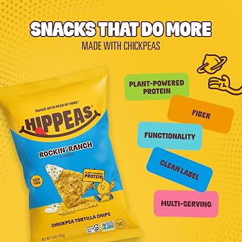 HIPPEAS Rockin Ranch Chickpea Tortilla Chips, 5 OZ