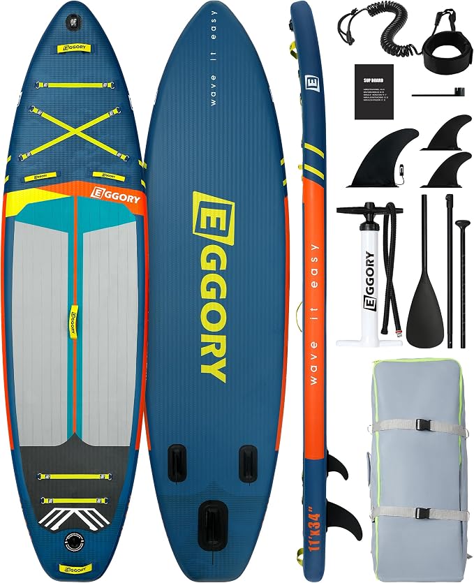 Tabla Hinchable de Paddle Surf con Capacidad de 180 kg y Accesorios Completos