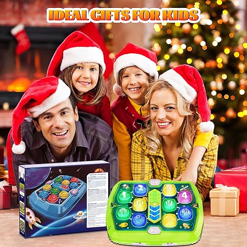 Miniatura 5 de Whack Game Mole Toy para niños pequeños, juguetes para niños y niñas de 3, 4, 5, 6 años, juguetes educativos interactivos para golpear con 2