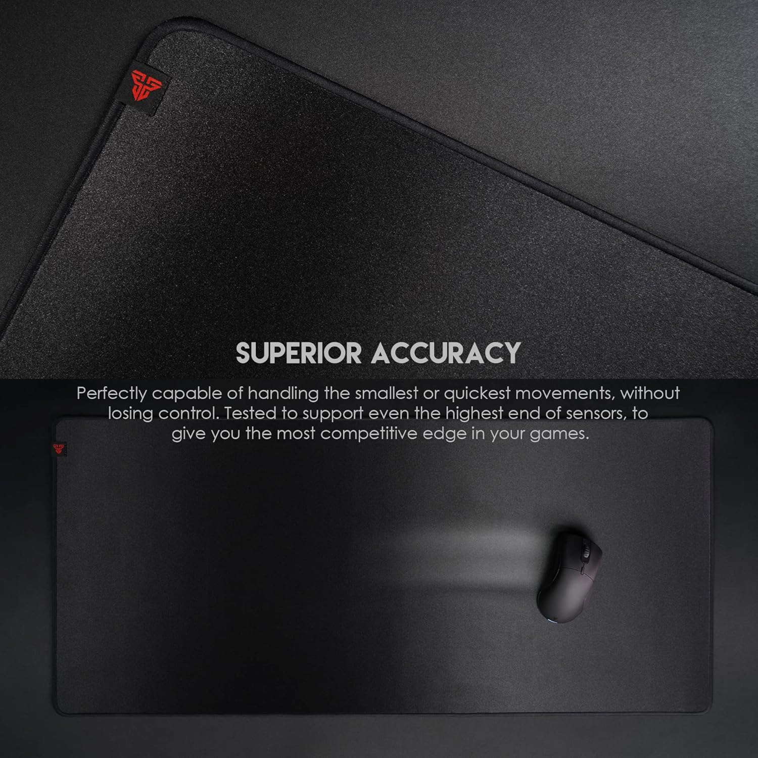 Gaming mouse moving across Fantech SPEEDSLIK MP453 mouse pad