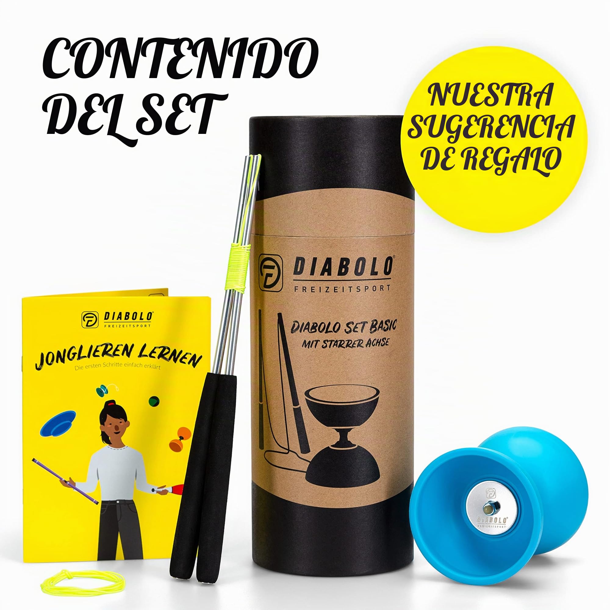Set De Malabares Para Principiantes – 5 Pelotas Profesionales Y 6 Pañuelos De Colores Con Instrucciones