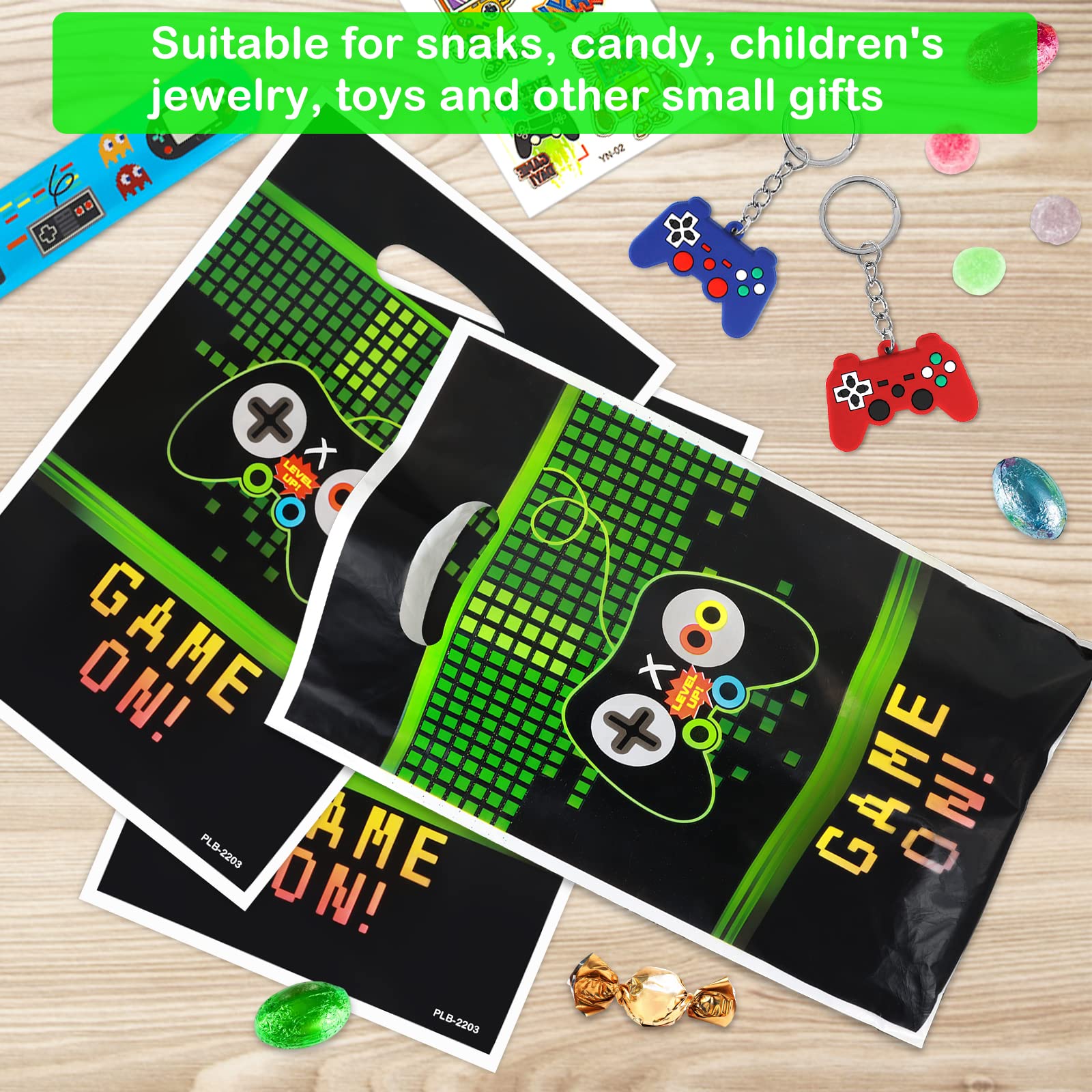 Set Bomboniere Compleanno Bambini 48 Pezzi – Sacchetti Regalo Con Squishy Donuts, Tatuaggi, Braccialetti Slap E Timbrini Per Fine Festa