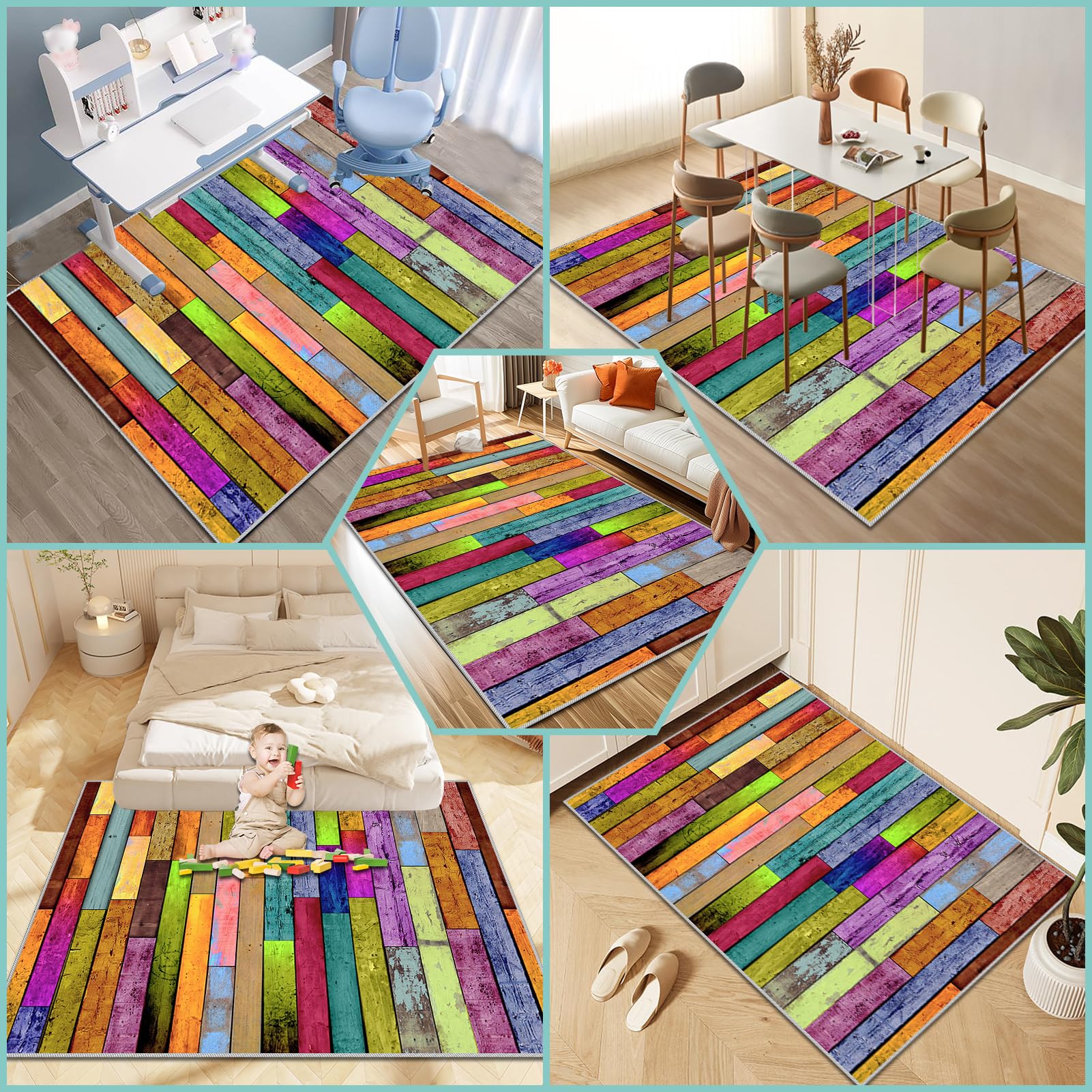 Tappetino per Sedia da Ufficio Antiscivolo Salvapavimento 180 x 230 cm