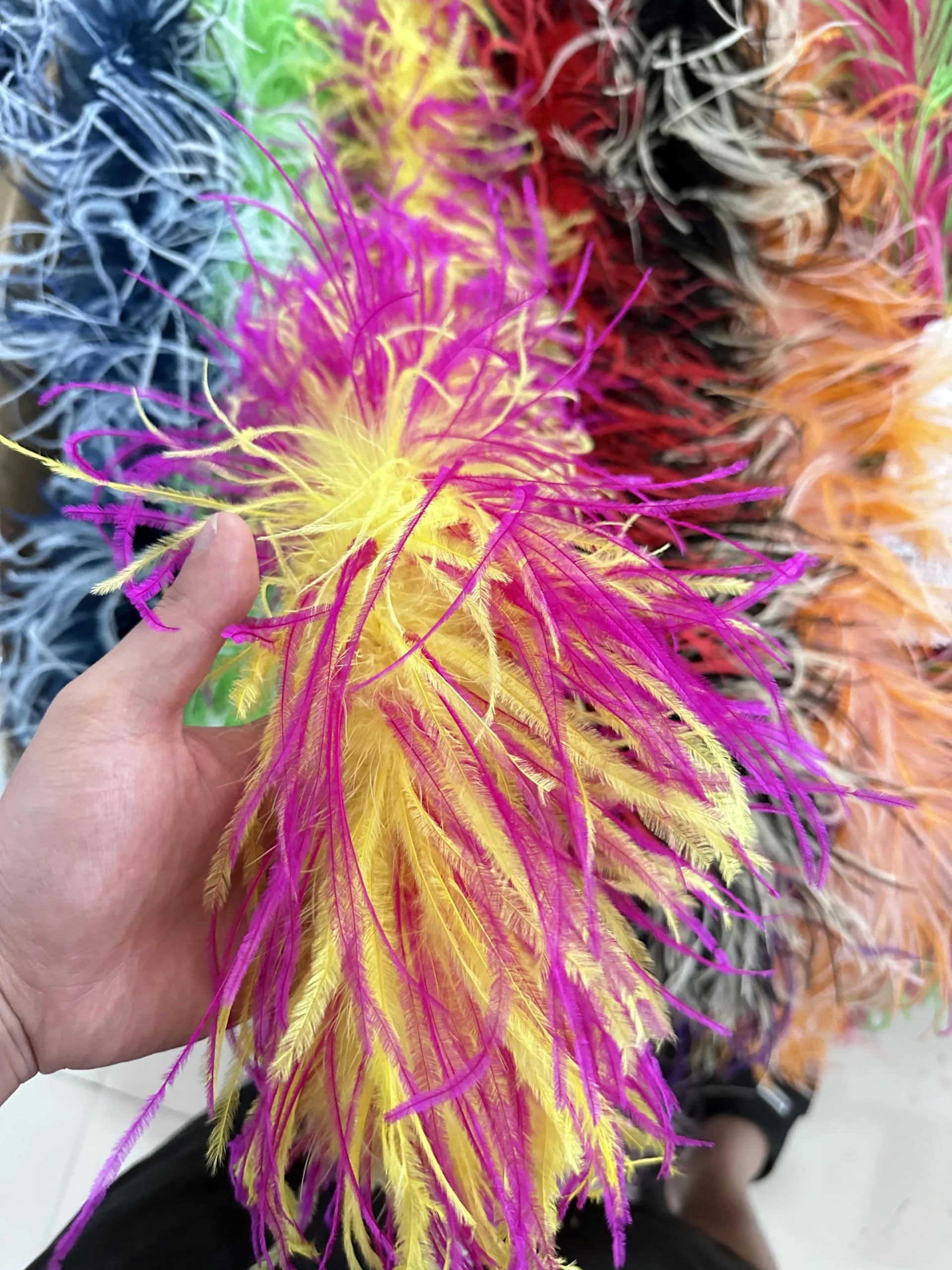 Antiscivolo Spilla Piuma Di Struzzo Piuma Naturale Abito Corsage Per Le