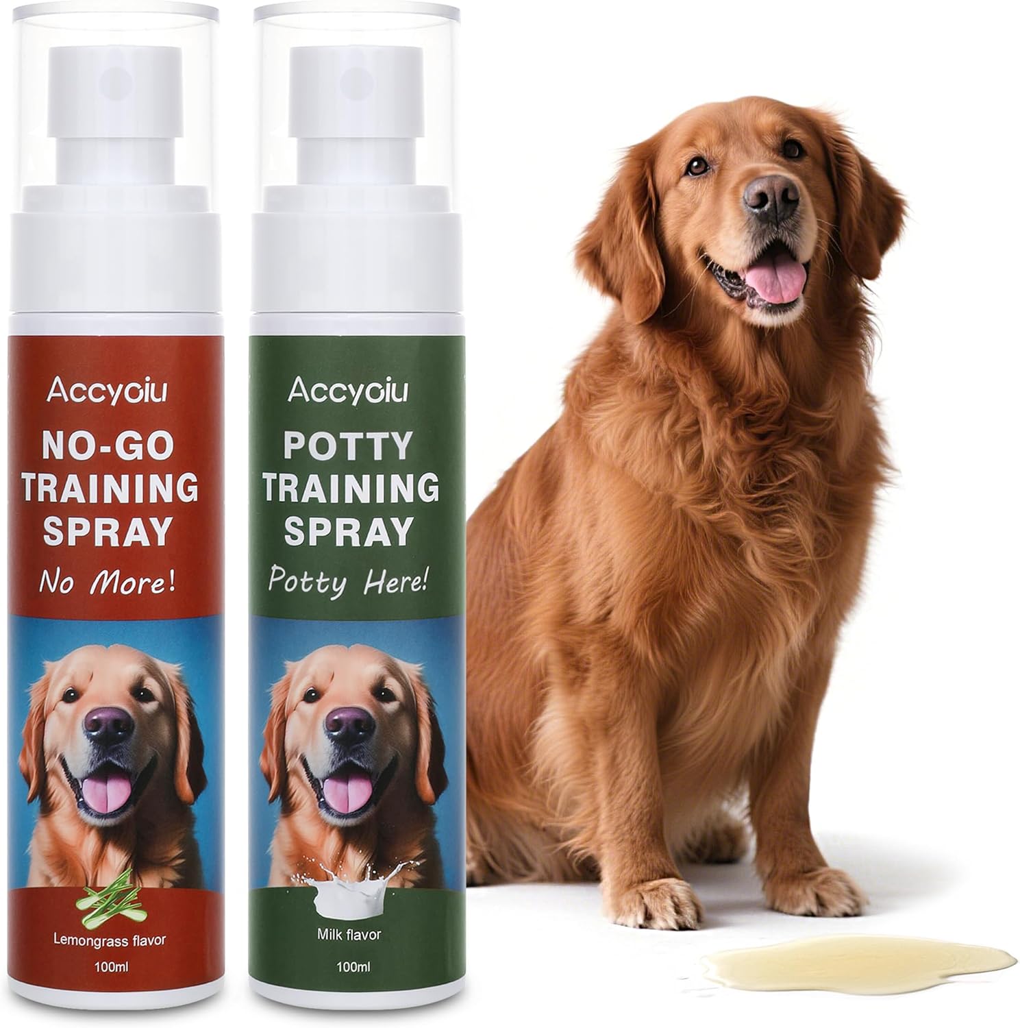 2 Pack Dog Potty Training Spray, Puppy Training Aid with Natural Scent, Supports Housebreaking Routine – Safe for Pads, Grass, Floors – 3.38 Fl Oz/100ml 2 Pack Dog Potty Training Spray, Puppy Training Aid with Natural Scent, Supports Housebreaking Routine – Safe for Pads, Grass, Floors – 3.38 Fl Oz/100ml