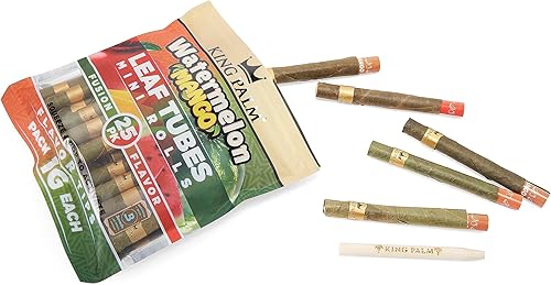 King Palm Mini conos preollados Cono de hoja de palma preroll totalmente natural Punta de filtro de cáscara de maíz Envolturas de hojas de palma