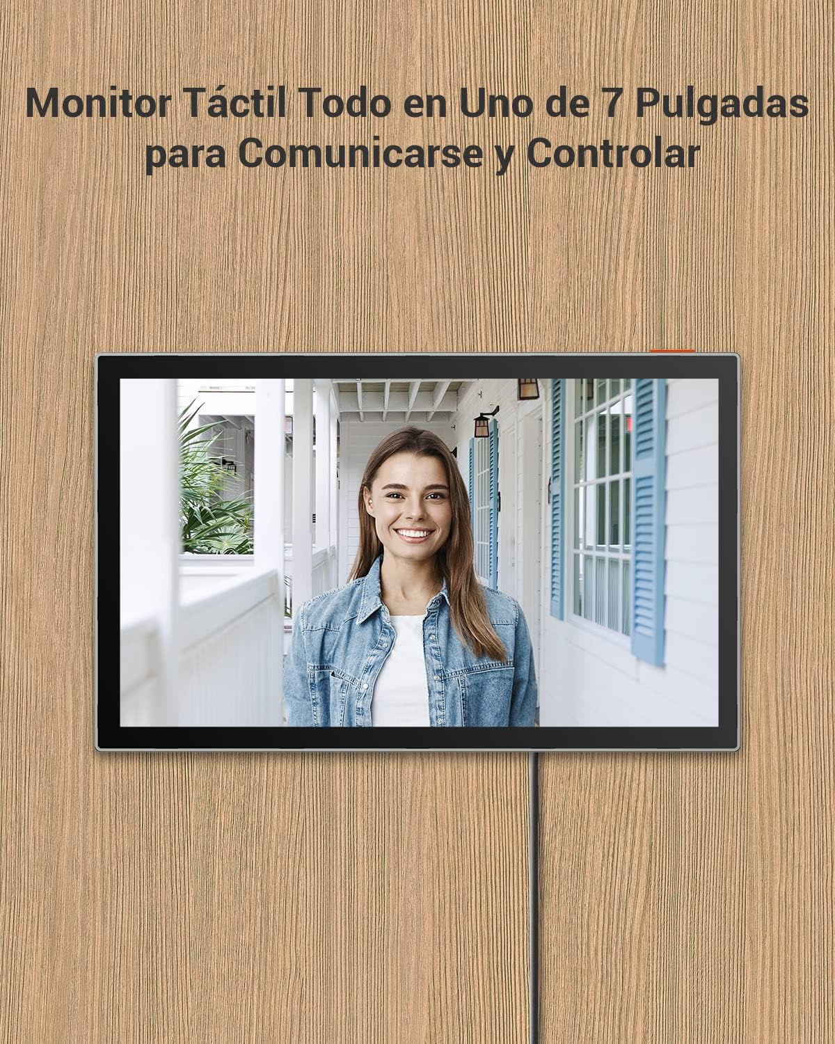 EZVIZ HP7 2-Entry Kit Sistema de 2 Videoporteros WiFi Intercomunicación, 7'' Pantalla Táctil a Color, Timbre Video Mirilla 2 Hilos, Detección de Persona, Audio Bidireccional, Wi-Fi 2.4/5GHz