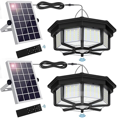 Solar Shed Light Indoor Outdoor 288LED 360°Lighting Solar Lights Work