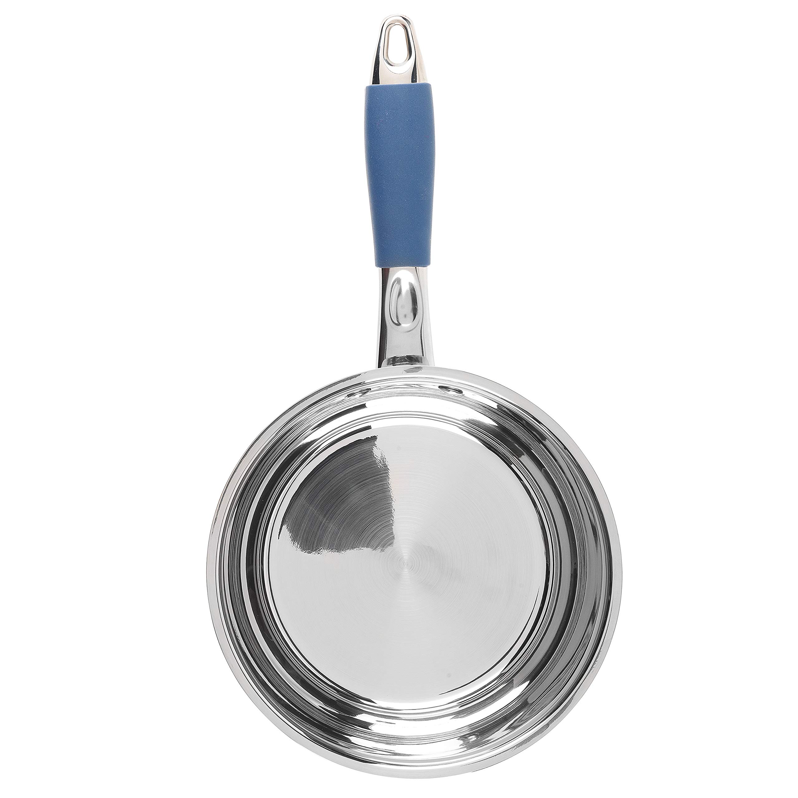 Russell Hobbs® RH01178EU - Batteria di casseruole in acciaio inossidabile da 3 pezzi | 16/18/20 cm | Con coperchi in vetro temperato
