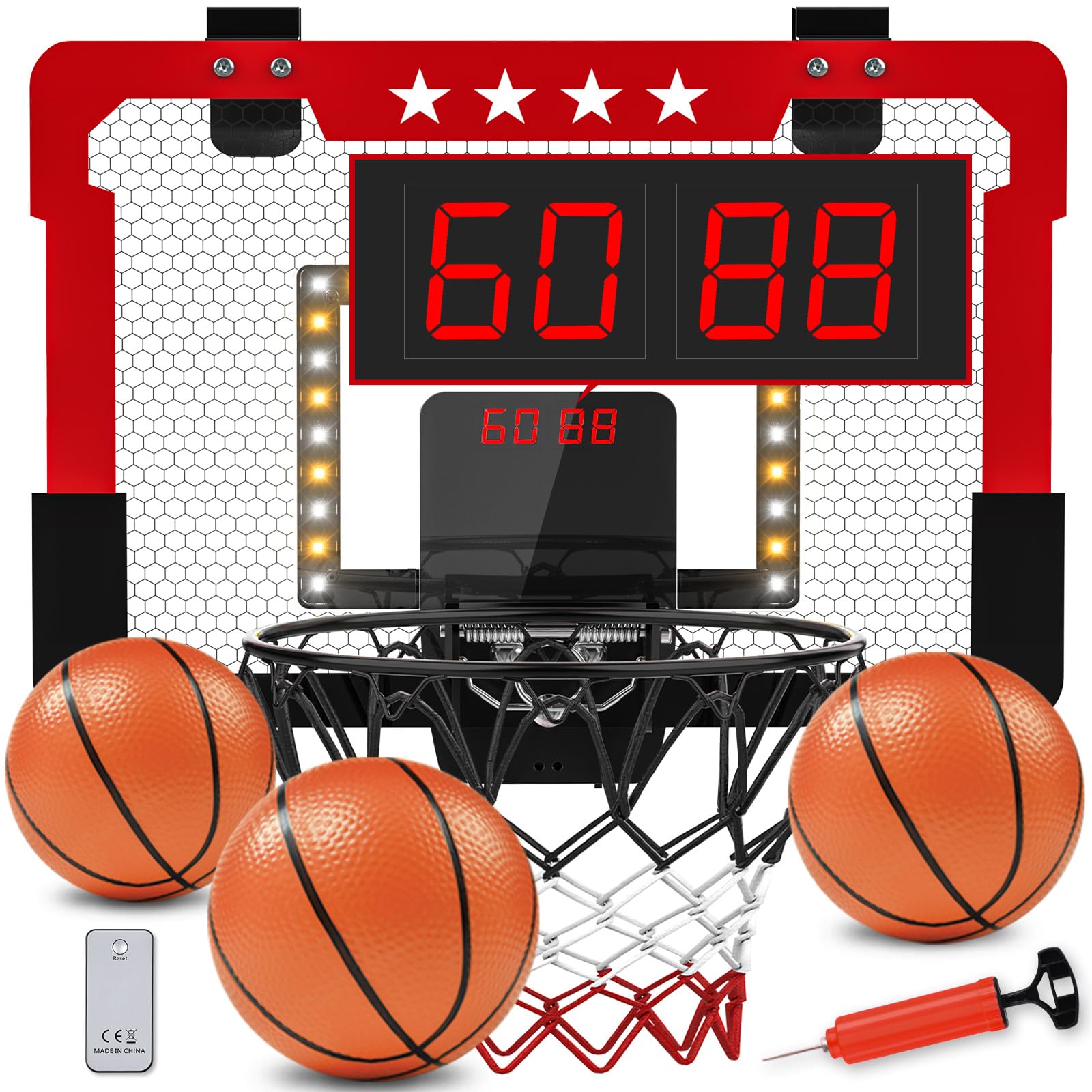 Mini Panier De Basket LED Pour 2 Joueurs, Jeu De Duel De Basket-ball