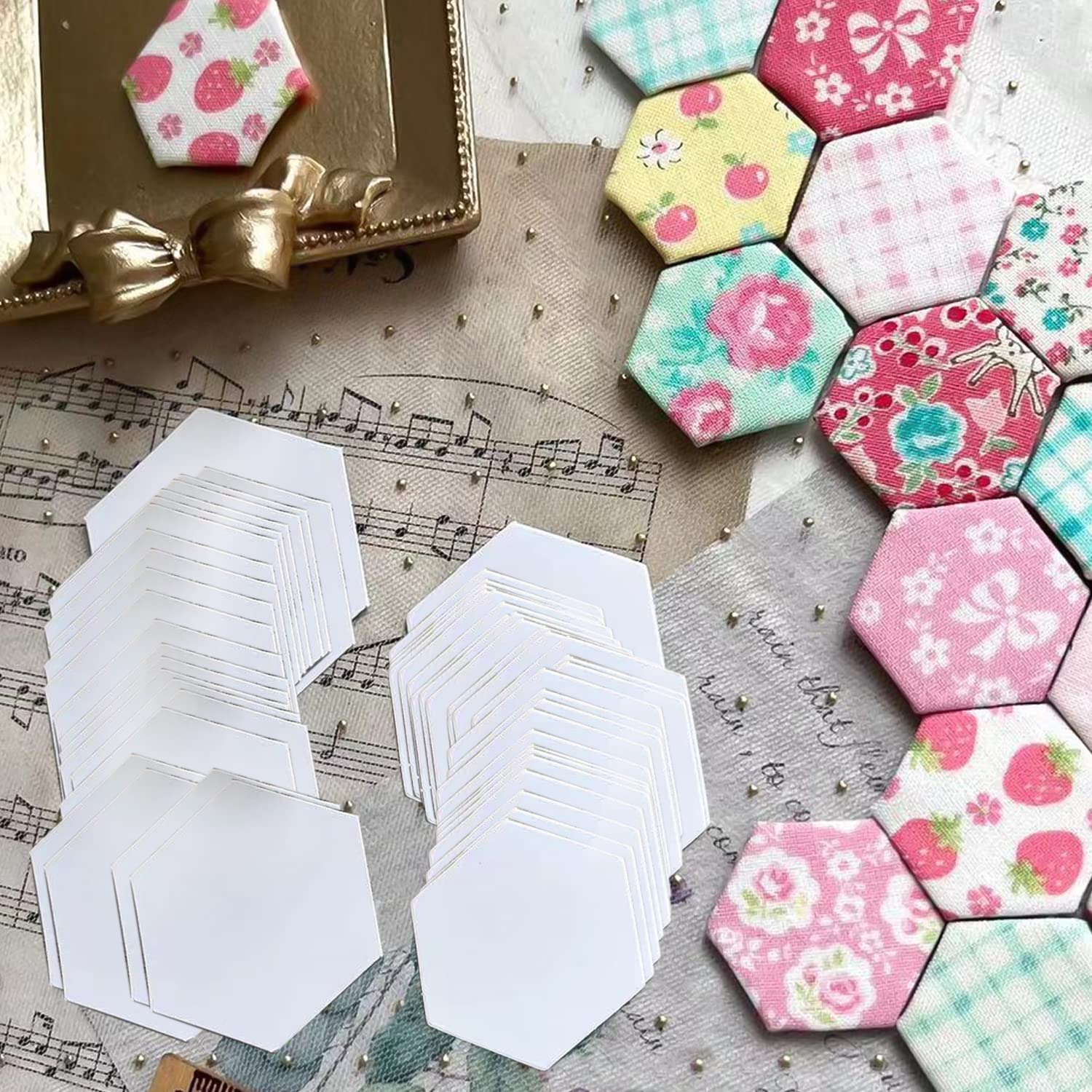 Cabilock Quilt-Schablonen – 2 Stück, Transparente Kunststoff-Vorlagen Für Patchwork | Näh- & Stickvorlagen