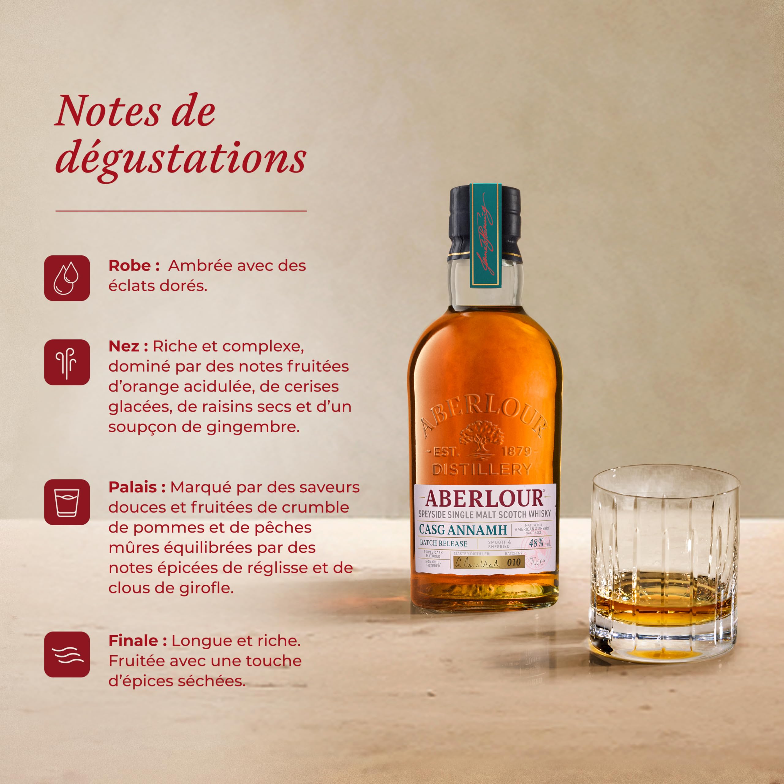 Aberlour Speyside Casg Annamh Single Malt Scotch Whisky 700 ml