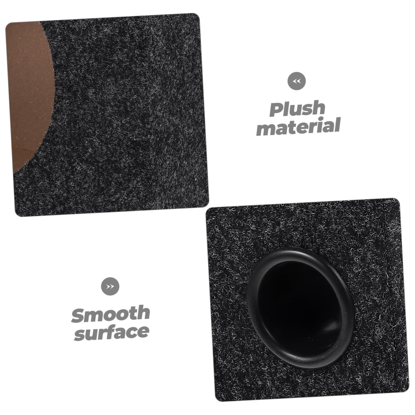 Caja Subcuadro para Subwoofer del Coche - Recinto Alfombrado Sellado para Altavoz de Bajo - Gabinete de Madera