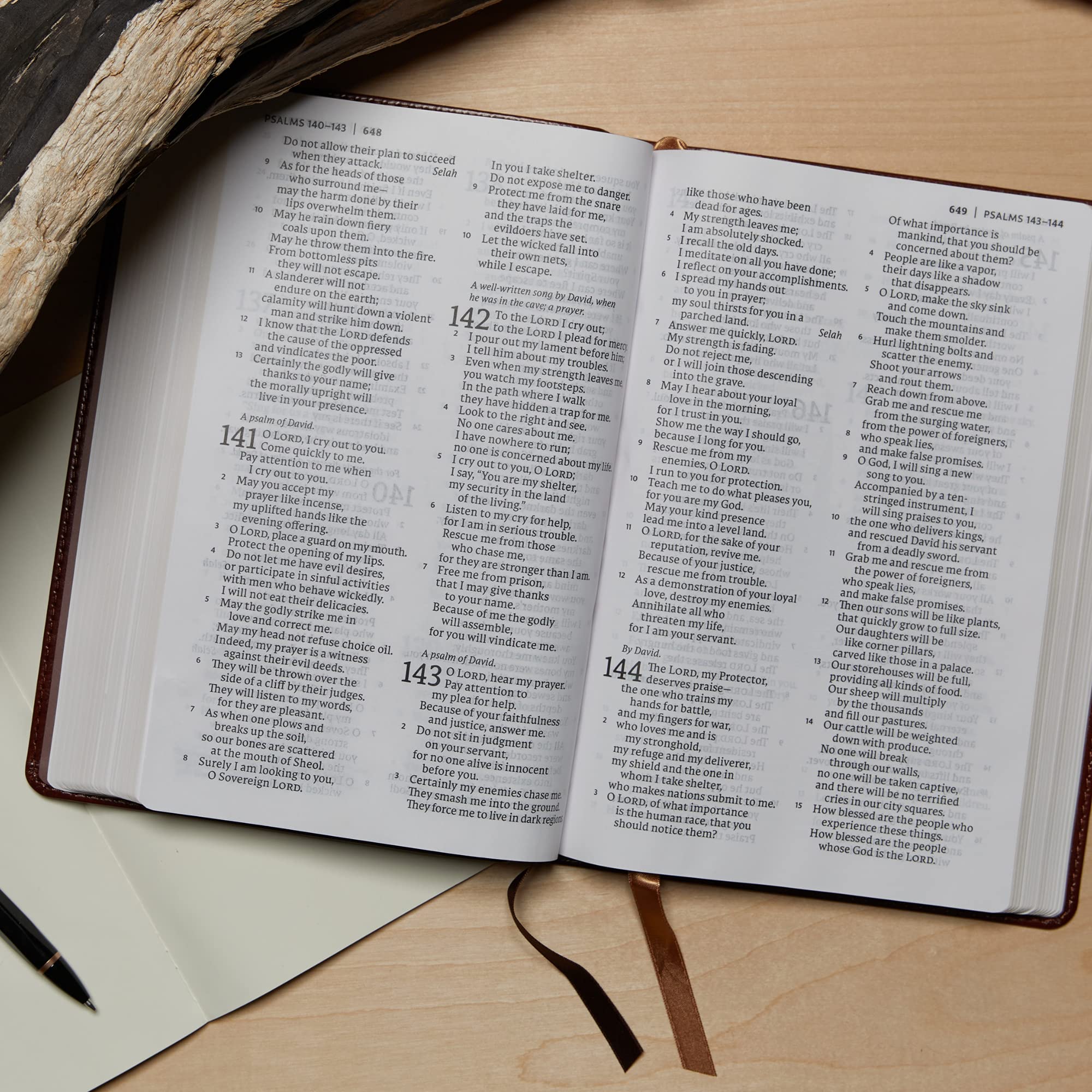 NET Bible, Thinline Art Edition, Large Print, Leathersoft, Blue, Comfort Print: Holy Bible - Image 7