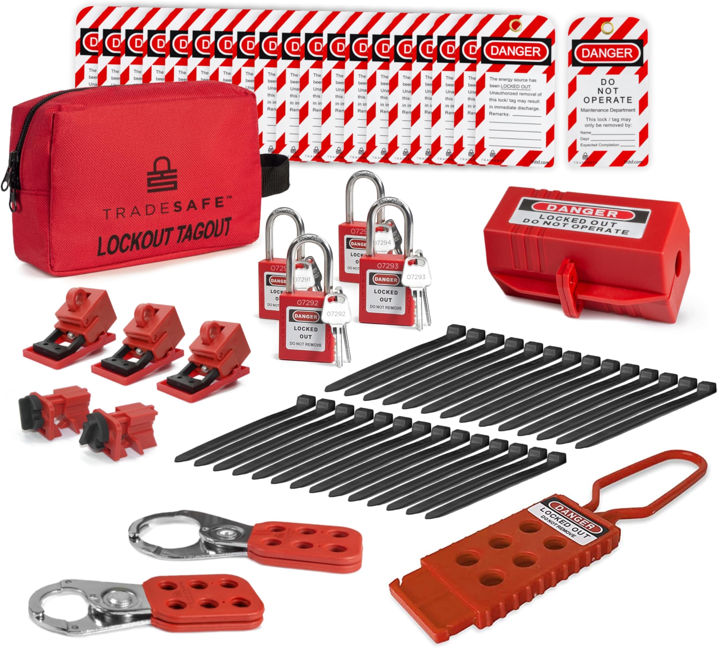 Amazon.com: SAFBY Lockout Tagout Kit Electrical Loto - Clamp-On Circuit ...