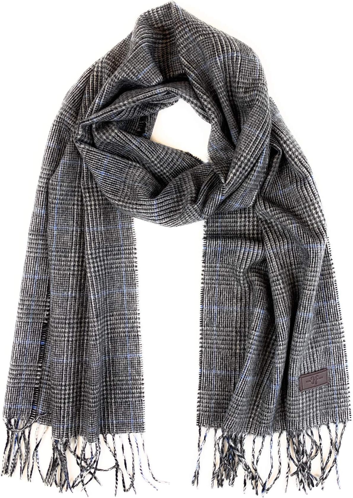 Hickey FreemanMen's Cashmere Windowpane Plaid Scarf