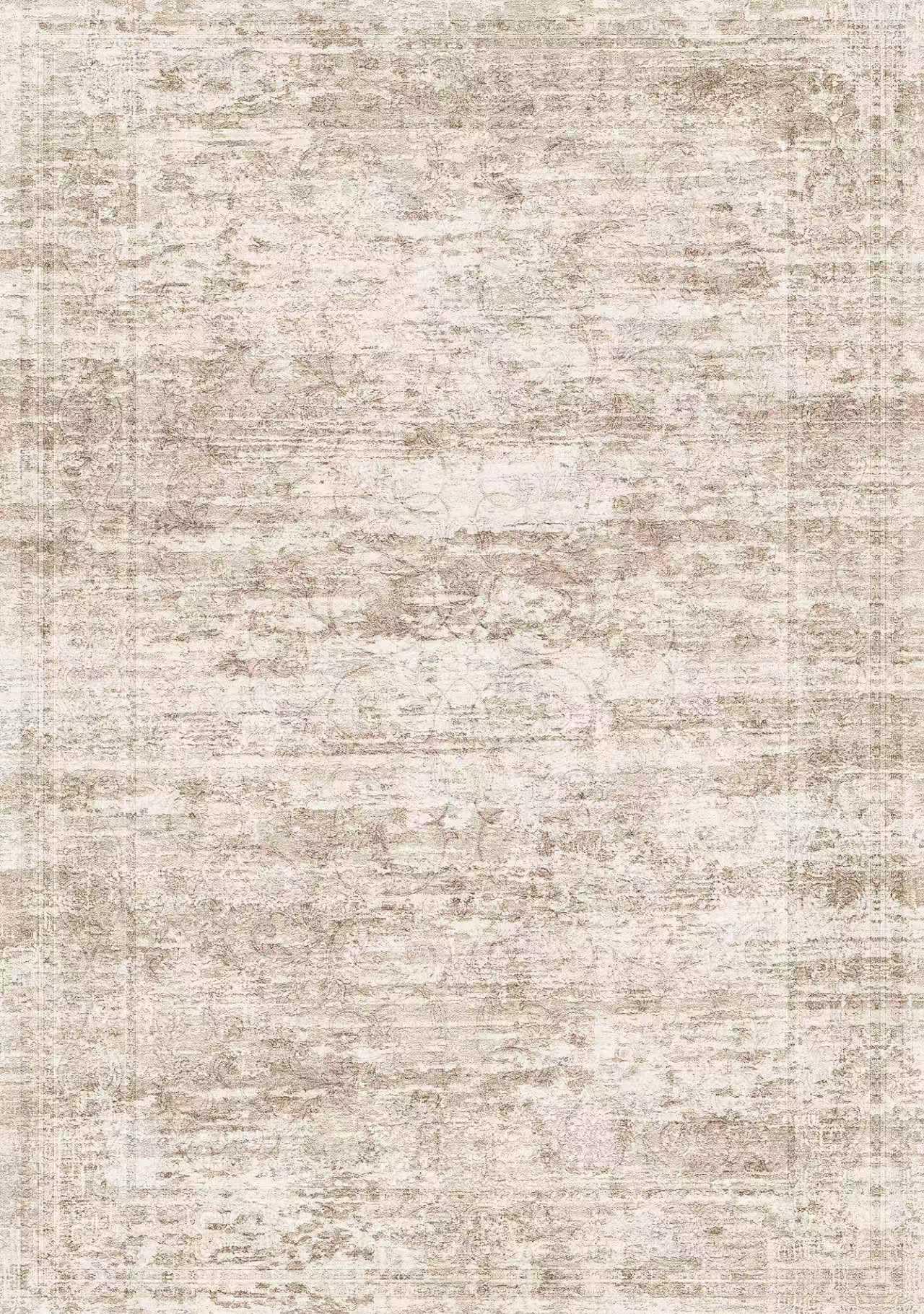 Living Room Area Rugs 6ft x 9ft Abstract Washable Rug for Dining Room Non-Slip Low Pile Carpet for Bedroom Ultra Thin Soft Stain Resistant Indoor Floor Mat for Household Women Aged 35-45 Beige Brown