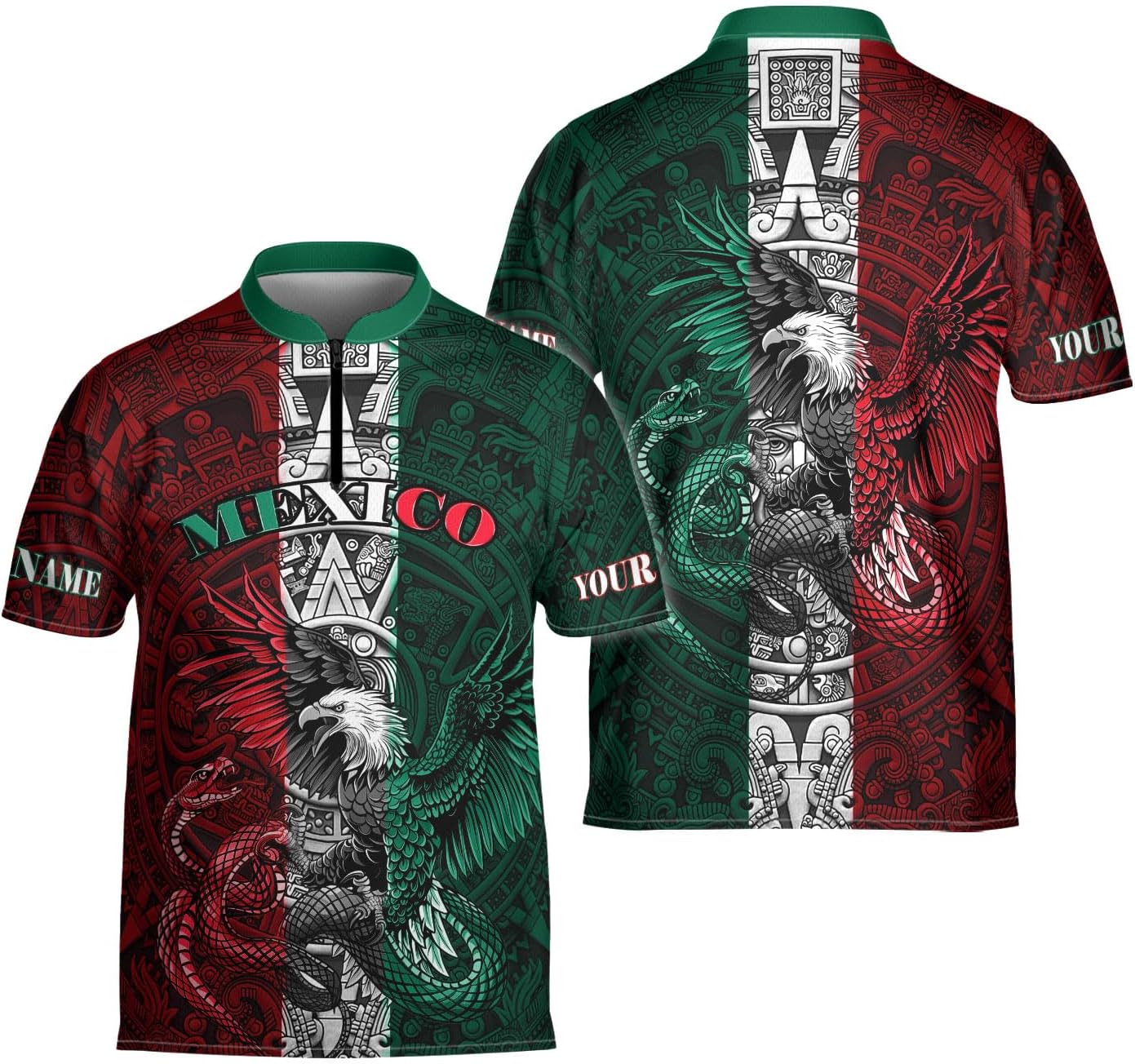 Customized Mexico Jersey Shirts for Men Mexican Shirts for Men Mexico Shirt for Men Women Mexican Flag Jerseys Shirt