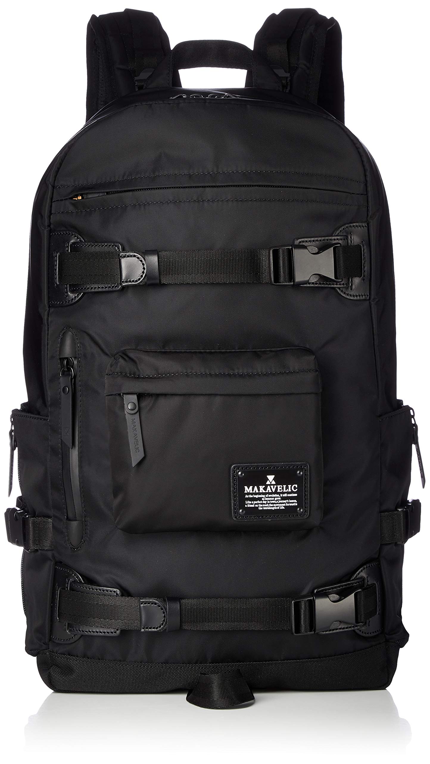 MAKAVELIC(マキャベリック) Men's Backpack for 13" Laptop, Black, One Size
