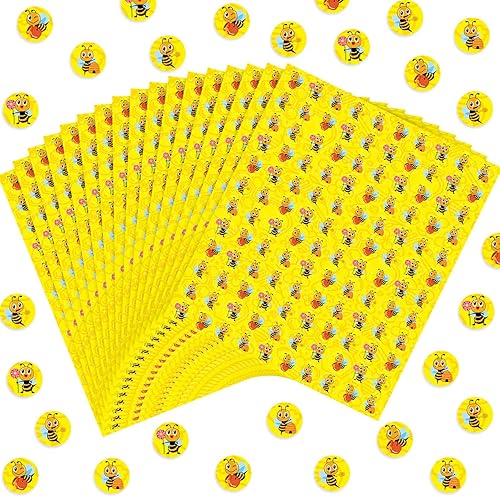 Eaasty 2400 calcomanías de otoño con forma de manzana, mini calcomanías con forma de manzana, manzana, fruta, abeja, hoja de arce, pavo, calabaza,