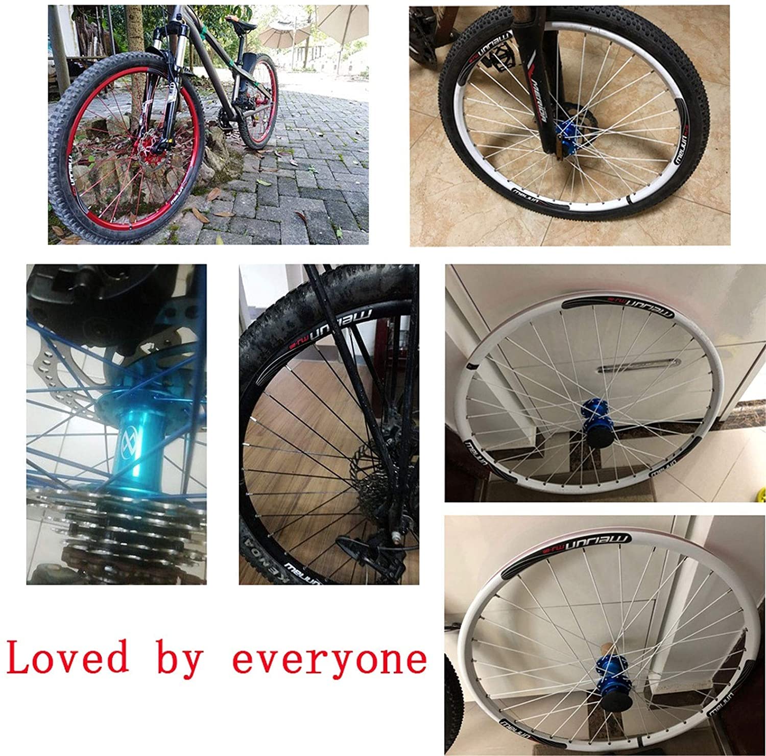 Amazon.co.jp: ホイールセット 26 マウンテンバイクホイールセット、二 