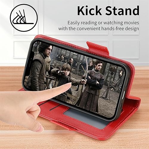 Miniatura 5 de SHAMMA Case for Xiaomi Redmi K40 Case Compatible with Xiaomi Redmi K40 Phone Case Cover PU Leather Wallet Case LZW-YS145