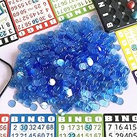 Vista 6 de YH Poker 1000 fichas de marcadores de fichas de bingo – Discos de plástico, juego de contadores de fichas, ideal para fiestas, aula, juegos, noche
