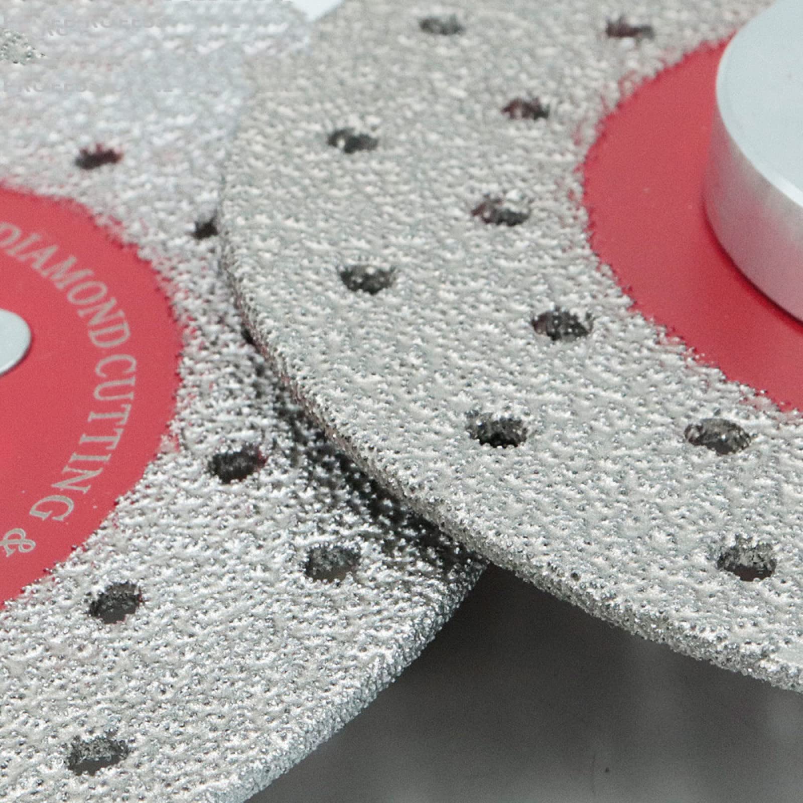 Diamentowa tarcza szlifierska， 2 sztuki najwyższej jakości, średnica 4,5"/115mm, dwustronna, lutowana próżniowo diamentowa tarcza tnąca i szlifierska z gwintem M14