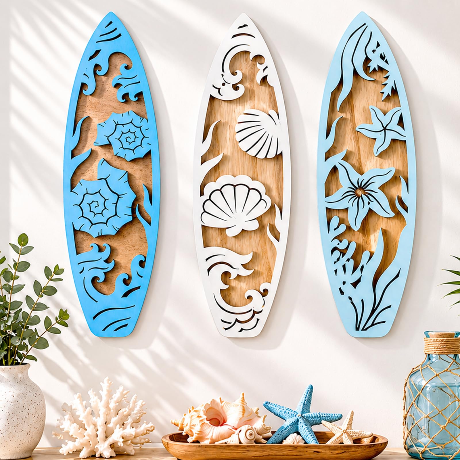 Photo 1 of Sliner Beach Surfboard Wall Decor Set