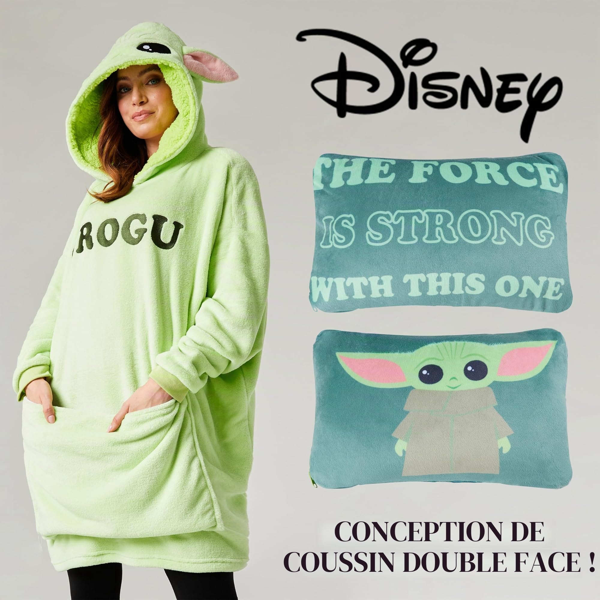 Disney Sweats à Capuche Femme, Sweatshirt en Polaire, Taille Unique