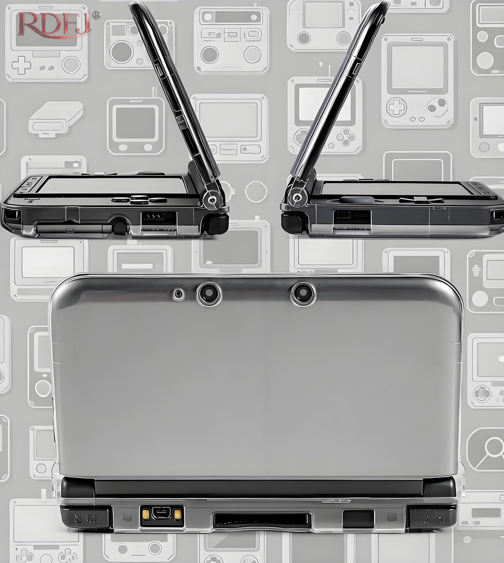 Coque de protection rigide transparente anti-rayures pour 3DS XL | Anti-rayures, coque rigide, matériau PC
