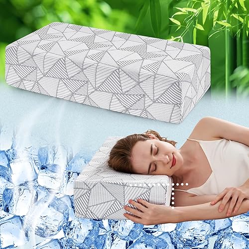 BETU Almohadas cúbicas de espuma viscoelástica para dormir de lado, almohadas cervicales para aliviar el dolor, dormir y soporte de cama, almohadas disponible en Yaxa El Salvador