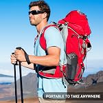 PAFISH 27000mAh/99.9WH Banque d'énergie avec 100W AC Sortie & 65W PD Type-C (entrée/sortie), 18W QC3.0 Double USB, Chargeur portable portable haute vitesse pour les voyages d'affaires, camping en plein air, coffre-fort d'avion