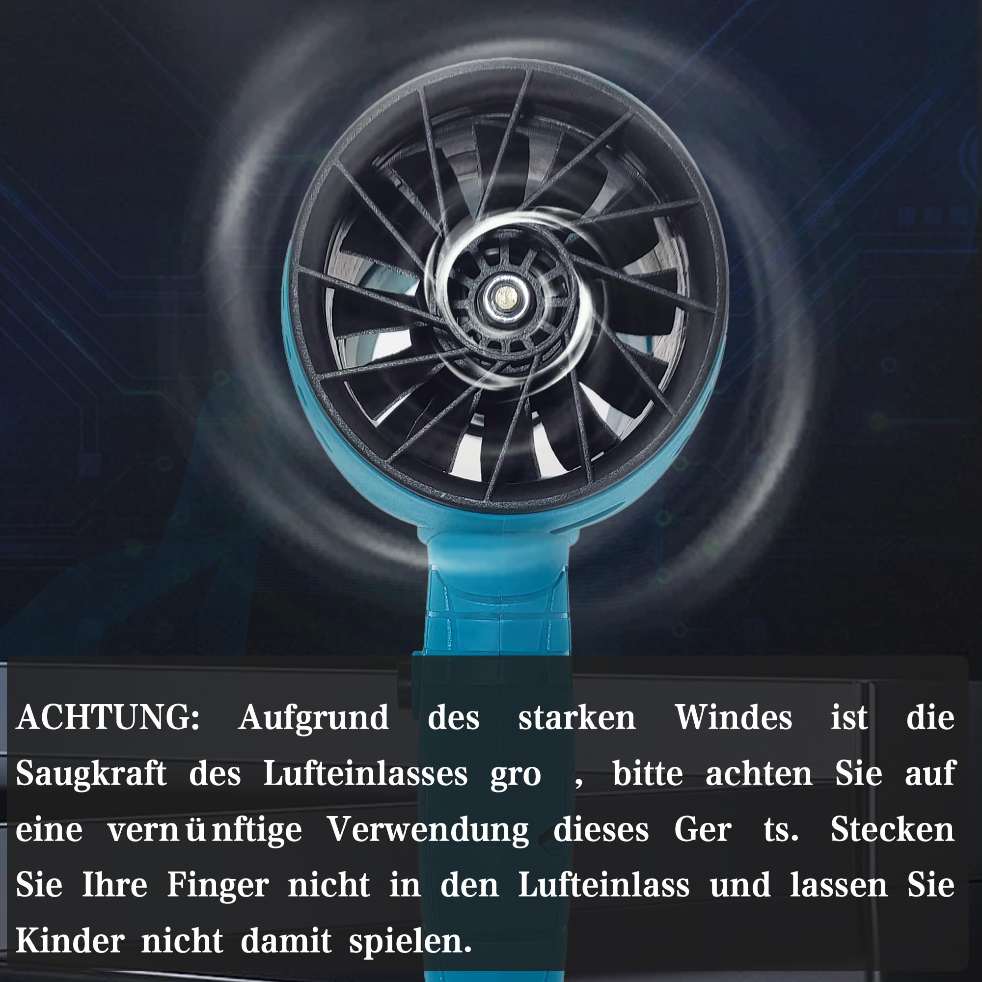 Turbo Jet Gebläse Für Makita 18V Akku – Bürstenlos, Stufenlos Regelbar, Für Auto & Garten