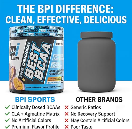 Miniatura 39 de BPI Sports Best BCAA péptidos aminoácidos de cadena ramificada, polvo energizante