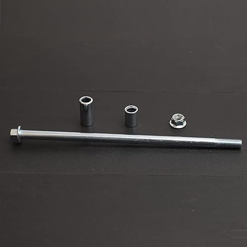 Miniatura 4 de Minho Eje delantero trasero de 0.394 in y 10.236 in con buje de 0.236 in, 0.787 in, 1.260 in, apto para motocicleta, Pit Dirt Bike ciclomotor,